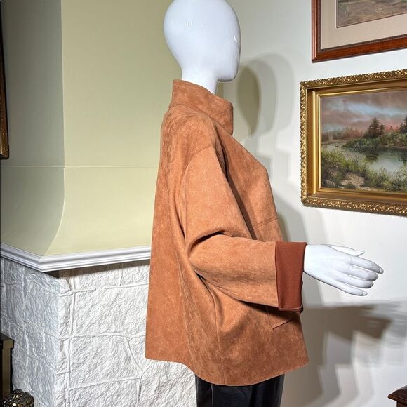 Marla Wynne Oversized Lightweight Microfibre Zip Jacket - Picture 3 of 14